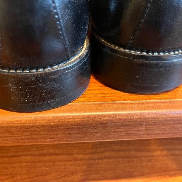 Black Double monk shoes size 9 1/2 main image 8